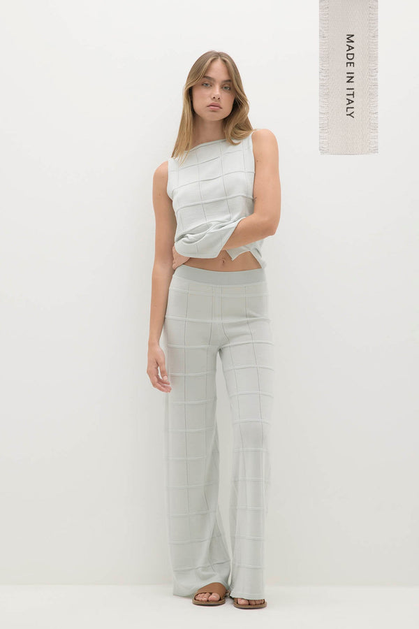 AMALFI MERINO BLEND WIDE-LEG PANT