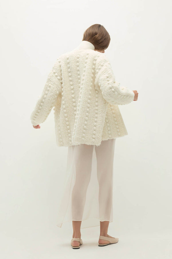 ISA HAND KNIT BUBBLE CARDIGAN